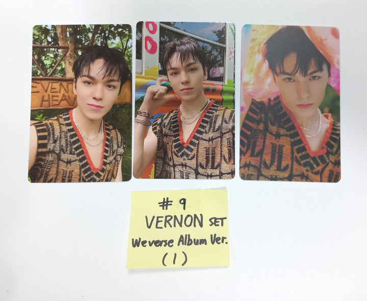 Seventeen - "Seventeenth Heaven" - Official Photocards Set (3EA) [Weverse Album ver.] [23.10.27] (Restocked 11/6) - HALLYUSUPERSTORE