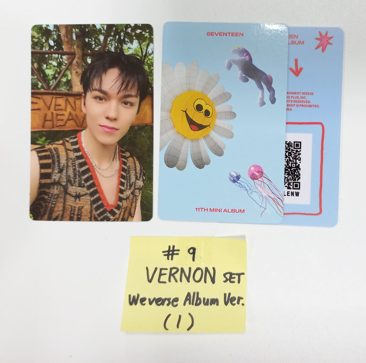 Seventeen - "Seventeenth Heaven" - Official Photocards Set (3EA) [Weverse Album ver.] [23.10.27] (Restocked 11/6) - HALLYUSUPERSTORE