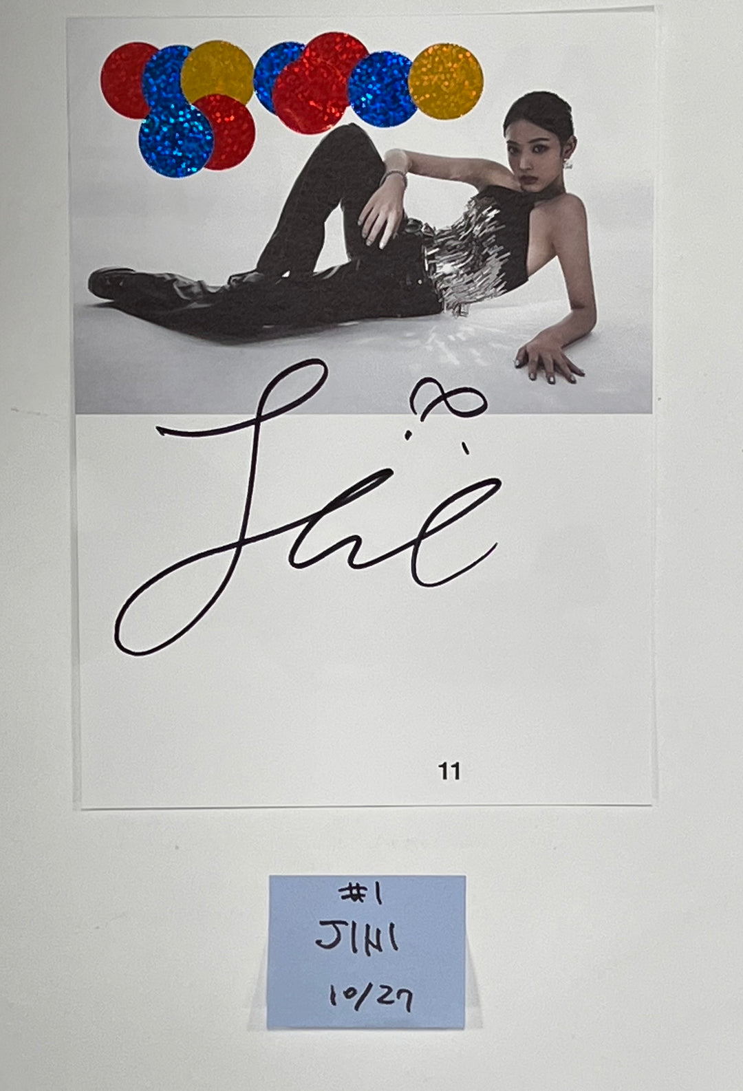 JINI "An Iron Hand In A Velvet Glove" - A Cut Page From Fansign Event Album [23.10.27] - HALLYUSUPERSTORE