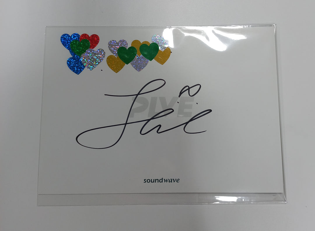JINI "An Iron Hand In A Velvet Glove" - Hand Autographed(Signed) Paper [23.10.30] - HALLYUSUPERSTORE