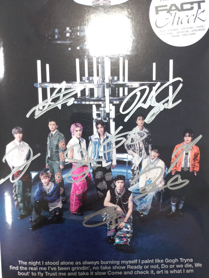 NCT 127 "Fact Check" - Hand Autographed(Signed) Promo Album - Please Read ! [23.10.30] - HALLYUSUPERSTORE