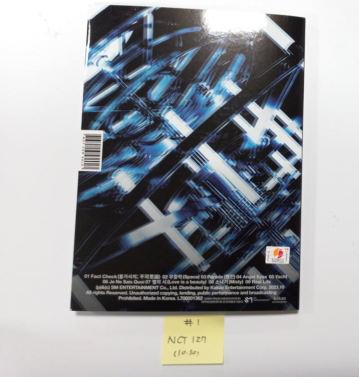NCT 127 "Fact Check" - Hand Autographed(Signed) Promo Album - Please Read ! [23.10.30] - HALLYUSUPERSTORE