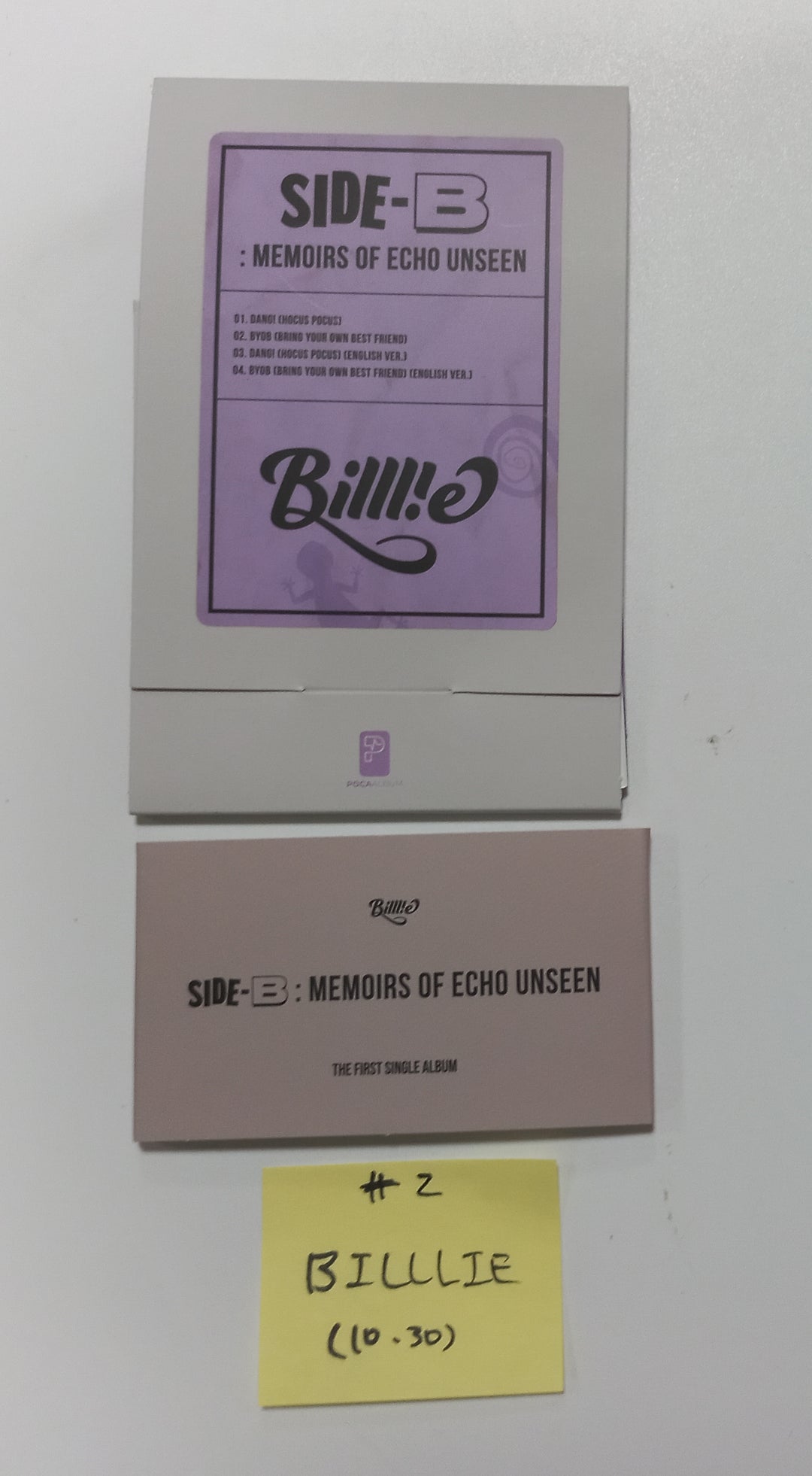 Billlie "side-B : memoirs of echo unseen" - Hand Autographed(Signed) Promo Album [Poca Ver.] [23.10.30] - HALLYUSUPERSTORE