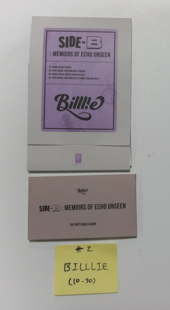 Billlie "side-B : memoirs of echo unseen" - Hand Autographed(Signed) Promo Album [Poca Ver.] [23.10.30] - HALLYUSUPERSTORE