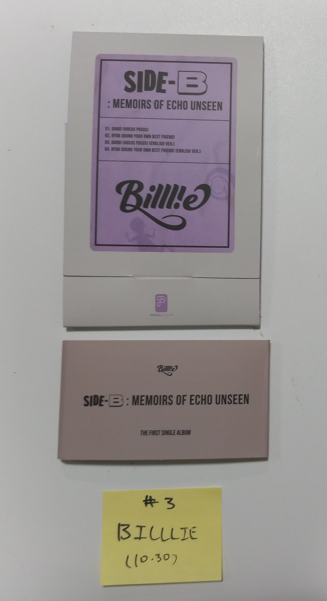 Billlie "side-B : memoirs of echo unseen" - Hand Autographed(Signed) Promo Album [Poca Ver.] [23.10.30] - HALLYUSUPERSTORE