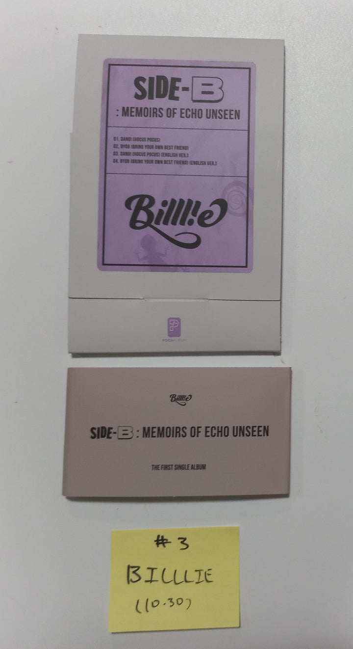 Billlie "side-B : memoirs of echo unseen" - Hand Autographed(Signed) Promo Album [Poca Ver.] [23.10.30] - HALLYUSUPERSTORE