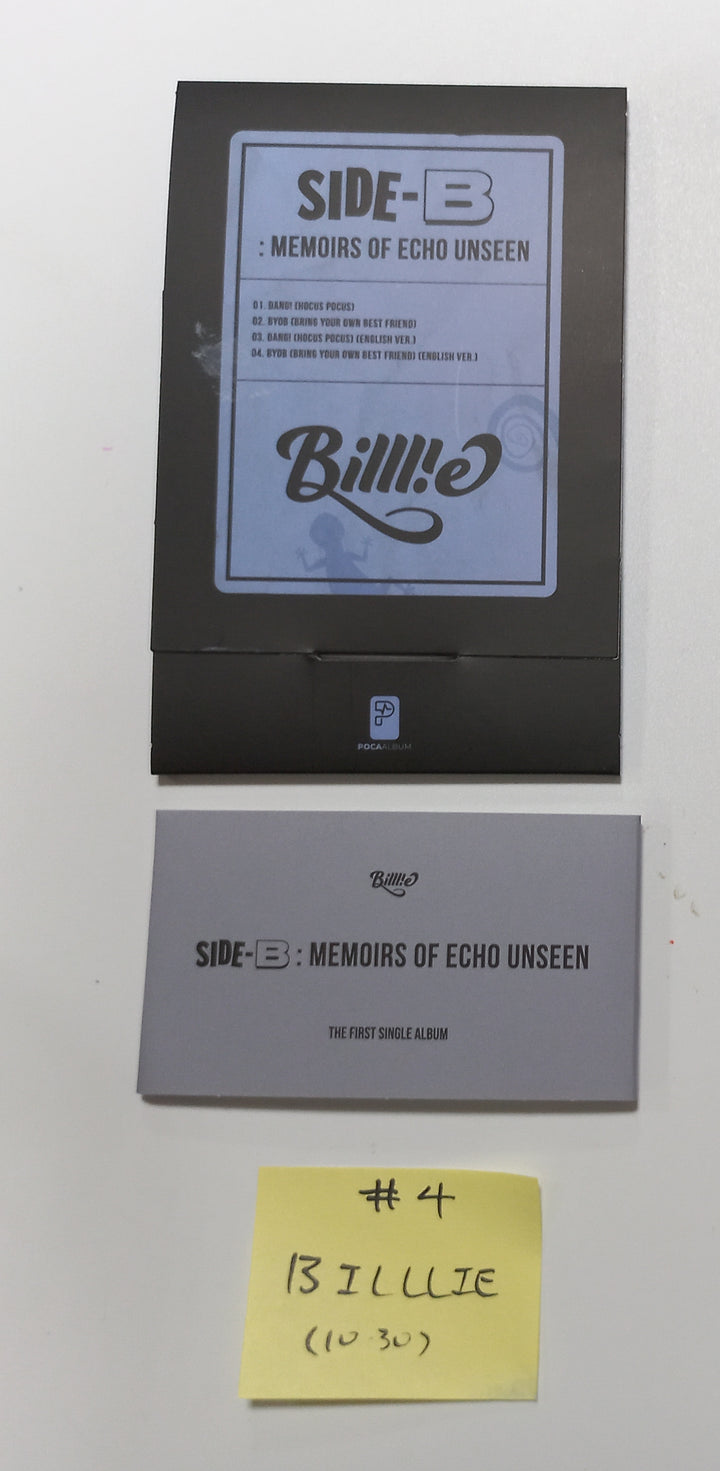 Billlie "side-B : memoirs of echo unseen" - Hand Autographed(Signed) Promo Album [Poca Ver.] [23.10.30] - HALLYUSUPERSTORE