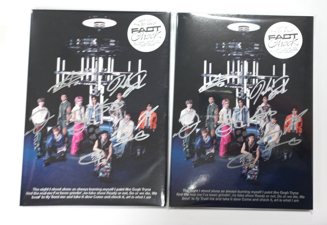 NCT 127 "Fact Check" - Hand Autographed(Signed) Promo Album - Please Read ! [23.10.30] - HALLYUSUPERSTORE