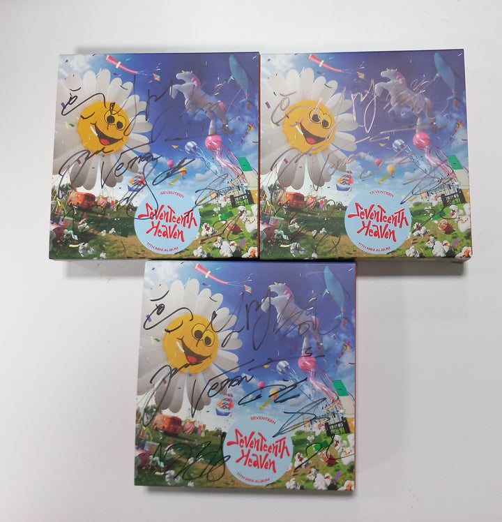 Seventeen - "Seventeenth Heaven" - Hand Autographed(Signed) Promo Album [23.10.30] - HALLYUSUPERSTORE