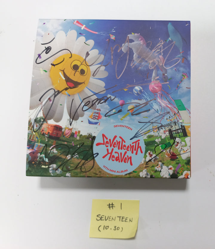 Seventeen - "Seventeenth Heaven" - Hand Autographed(Signed) Promo Album [23.10.30] - HALLYUSUPERSTORE