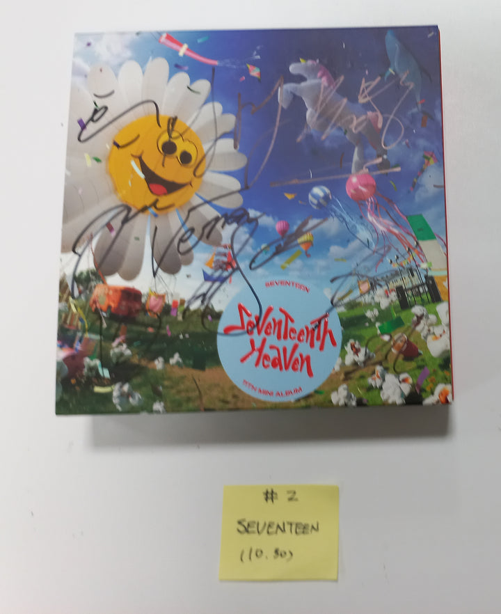 Seventeen - "Seventeenth Heaven" - Hand Autographed(Signed) Promo Album [23.10.30] - HALLYUSUPERSTORE