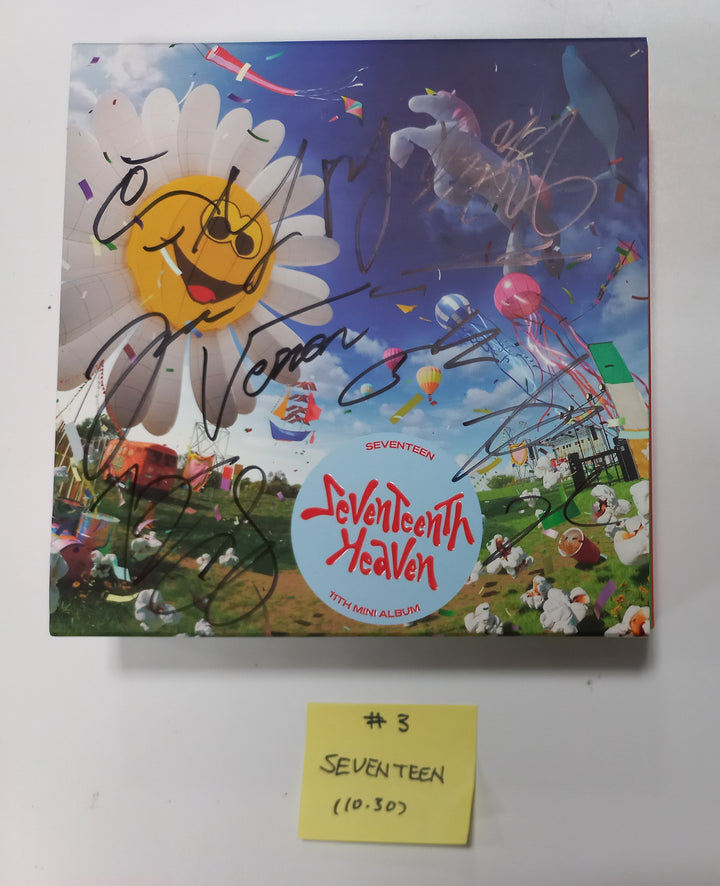Seventeen - "Seventeenth Heaven" - Hand Autographed(Signed) Promo Album [23.10.30] - HALLYUSUPERSTORE