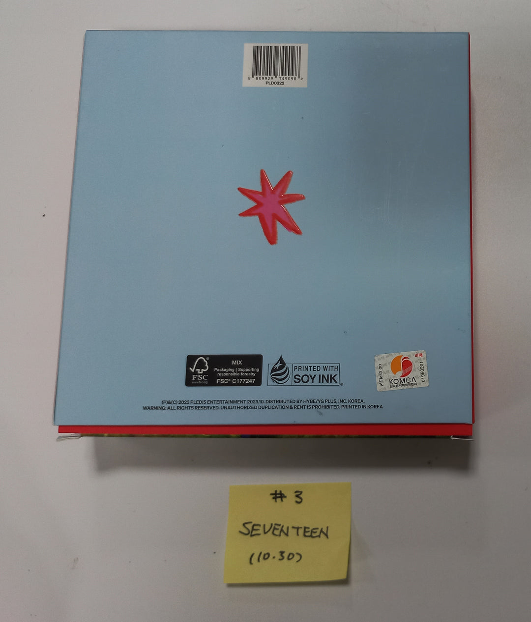 Seventeen - "Seventeenth Heaven" - Hand Autographed(Signed) Promo Album [23.10.30] - HALLYUSUPERSTORE