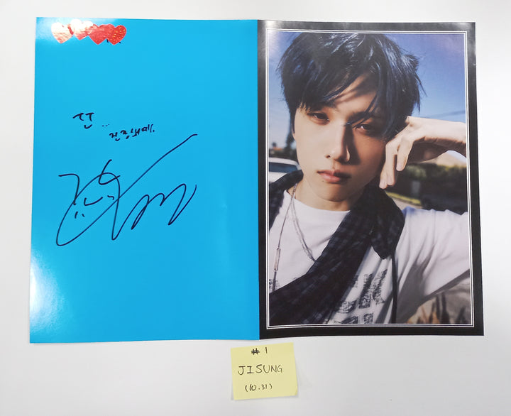 Jisung (Of NCT Dream) "ISTJ" - A Cut Page From Fansign Event Album [23.10.31] - HALLYUSUPERSTORE