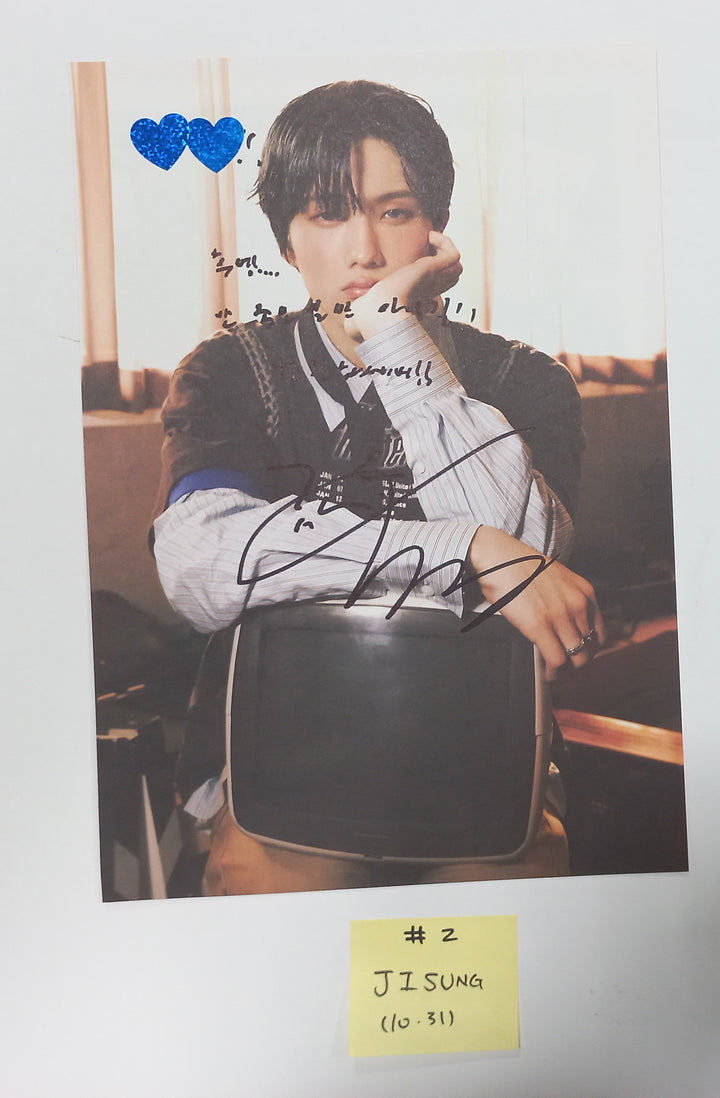 Jisung (Of NCT Dream) "ISTJ" - A Cut Page From Fansign Event Album [23.10.31] - HALLYUSUPERSTORE