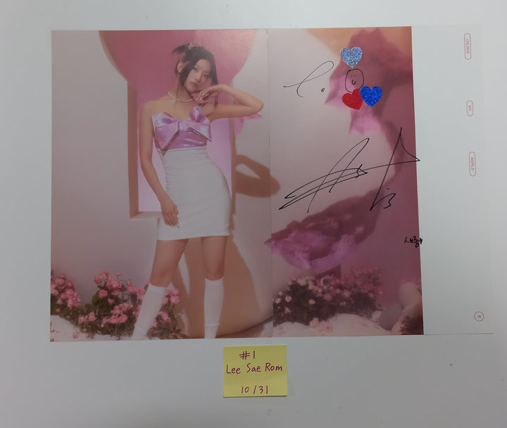 Fromis_9 "Unlock My World" - A Cut Page From Fansign Event Album [23.10.31] - HALLYUSUPERSTORE
