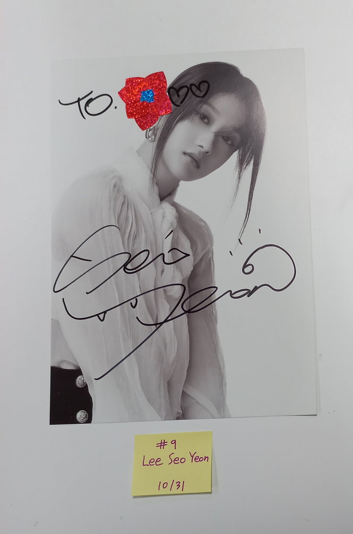 Fromis_9 "Unlock My World" - A Cut Page From Fansign Event Album [23.10.31] - HALLYUSUPERSTORE