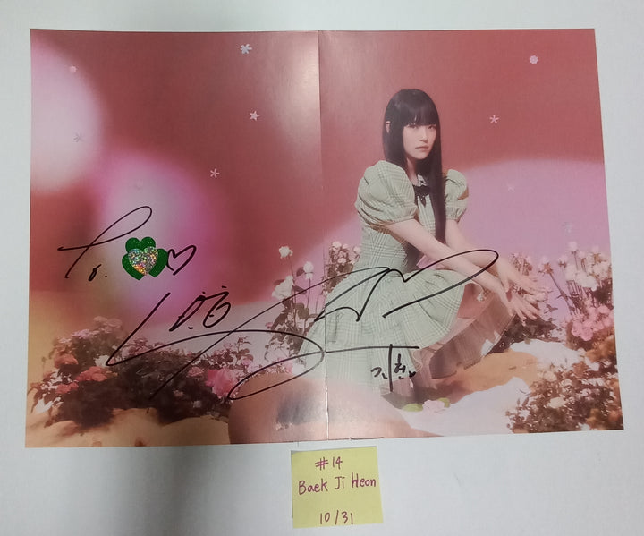 Fromis_9 "Unlock My World" - A Cut Page From Fansign Event Album [23.10.31] - HALLYUSUPERSTORE