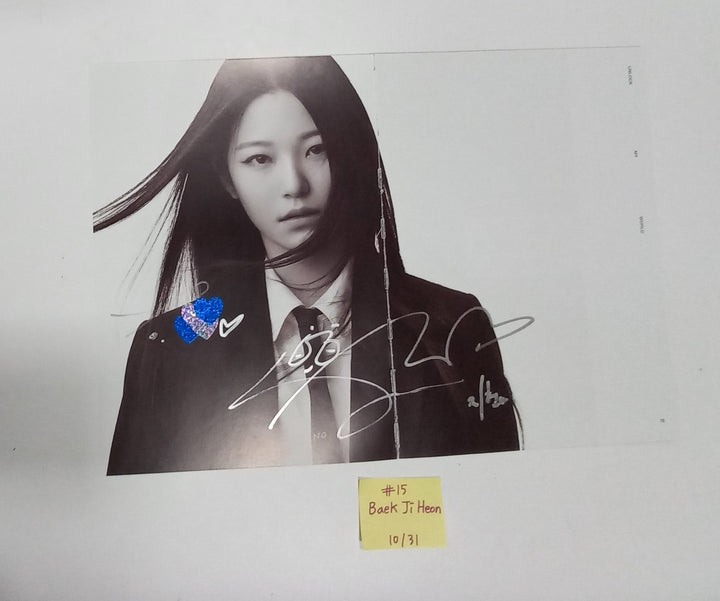 Fromis_9 "Unlock My World" - A Cut Page From Fansign Event Album [23.10.31] - HALLYUSUPERSTORE