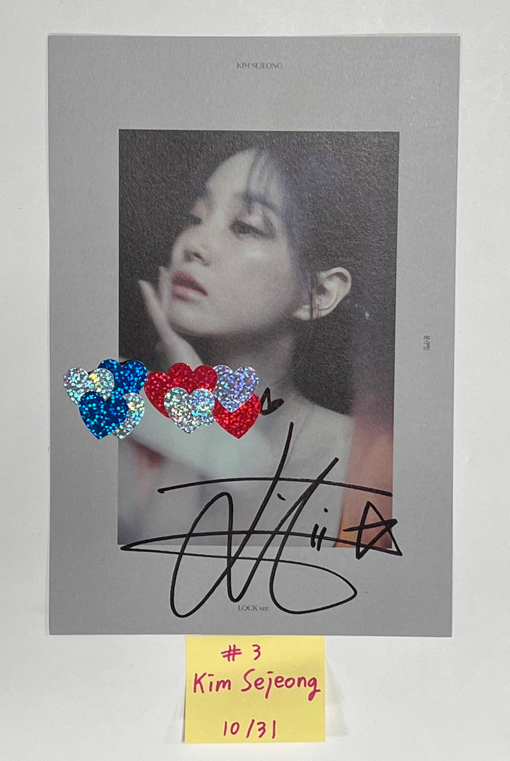 Kimsejeong, Chuu, Leechaeyeon, Kwoneunbi, Rocket Punch, StayC - A Cut Page From Fansign Event Album [23.10.31] - HALLYUSUPERSTORE