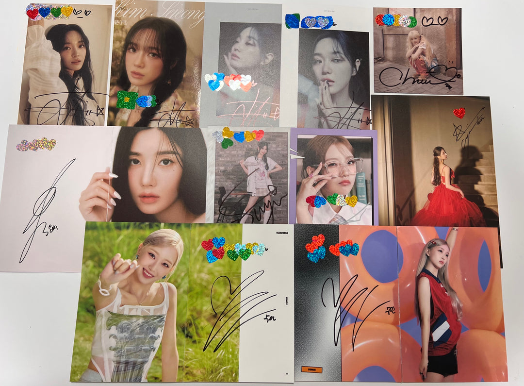 Kimsejeong, Chuu, Leechaeyeon, Kwoneunbi, Rocket Punch, StayC - A Cut Page From Fansign Event Album [23.10.31] - HALLYUSUPERSTORE