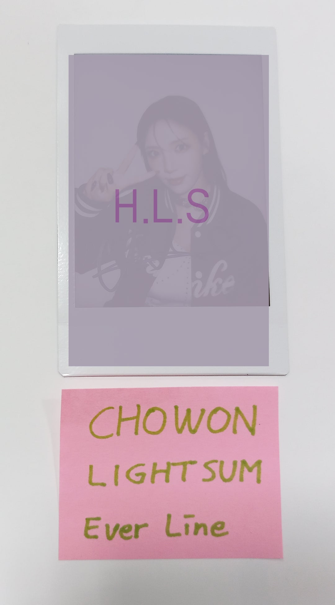CHOWON (Of Lightsum) 'Honey or Spice' - Hand Autographed(signed) Polaroid [23.10.31] - HALLYUSUPERSTORE