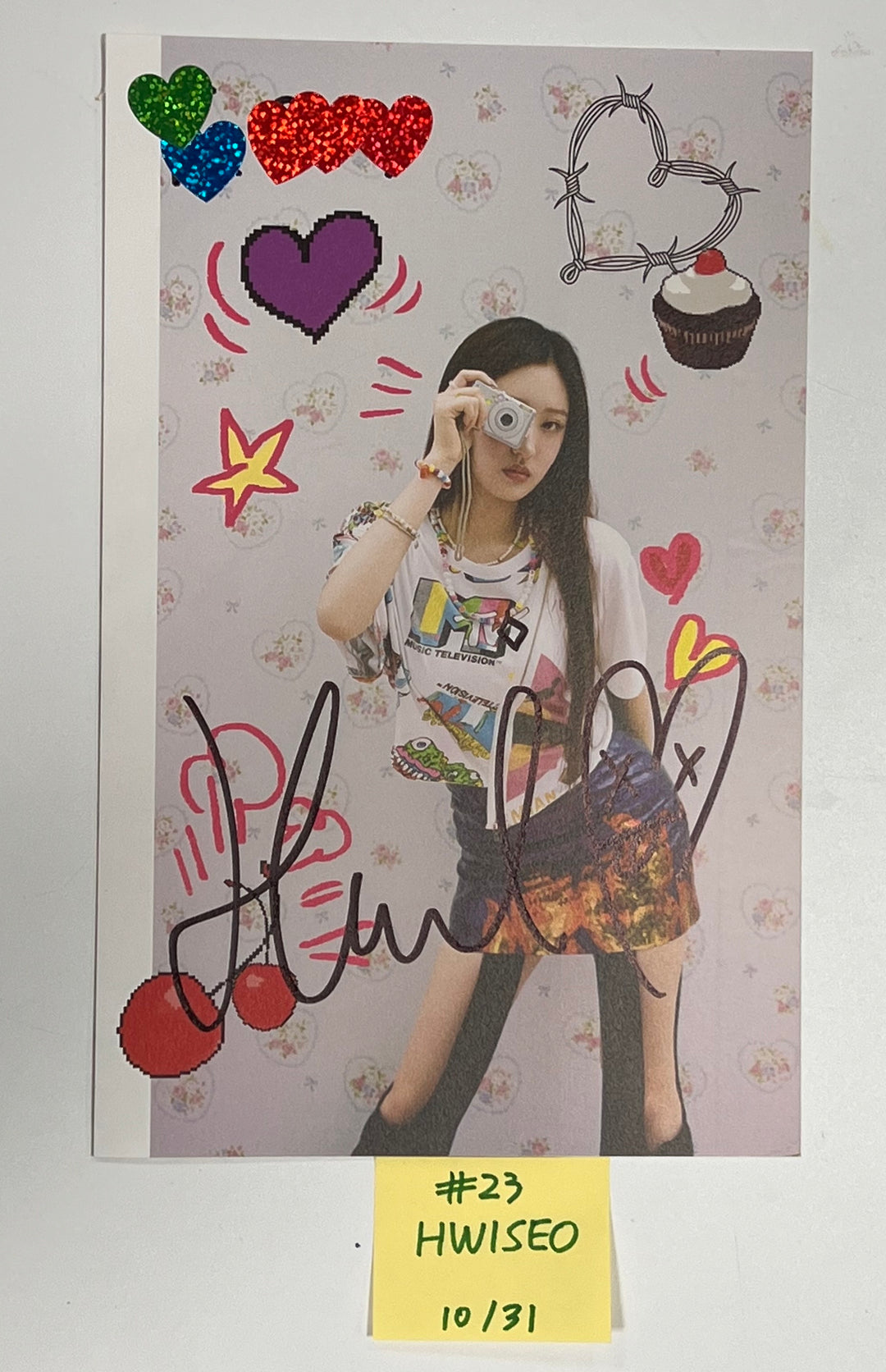 H1-KEY "Seoul Dreaming" - A Cut Page From Fansign Event Album [23.10.31] - HALLYUSUPERSTORE