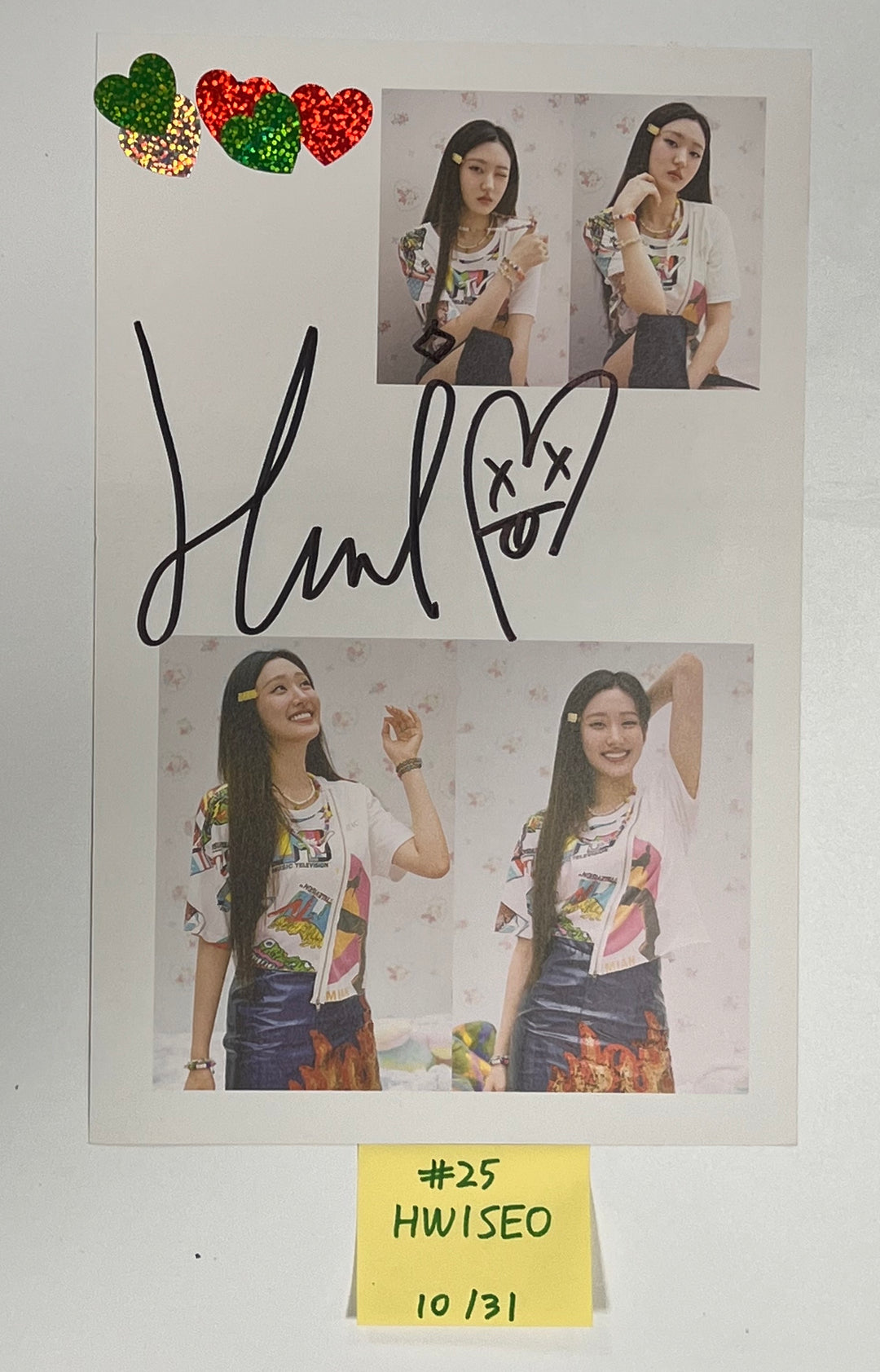 H1-KEY "Seoul Dreaming" - A Cut Page From Fansign Event Album [23.10.31] - HALLYUSUPERSTORE