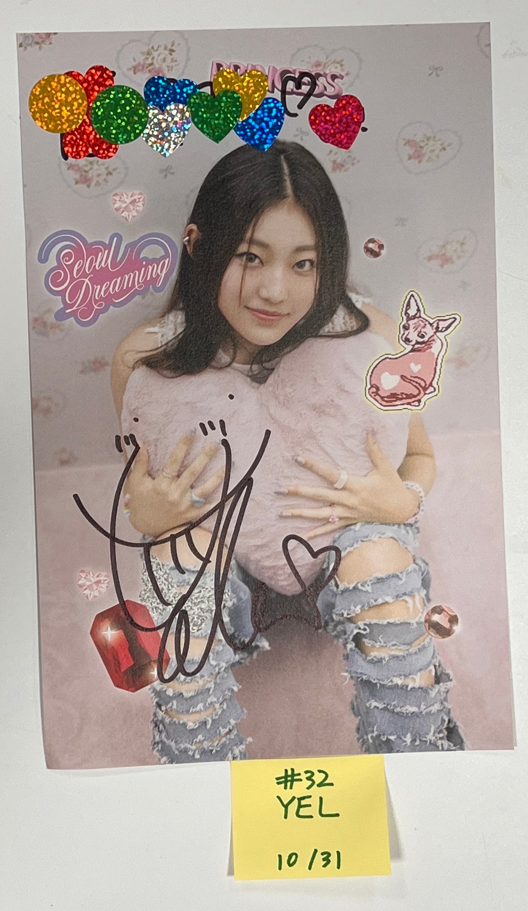 H1-KEY "Seoul Dreaming" - A Cut Page From Fansign Event Album [23.10.31] - HALLYUSUPERSTORE