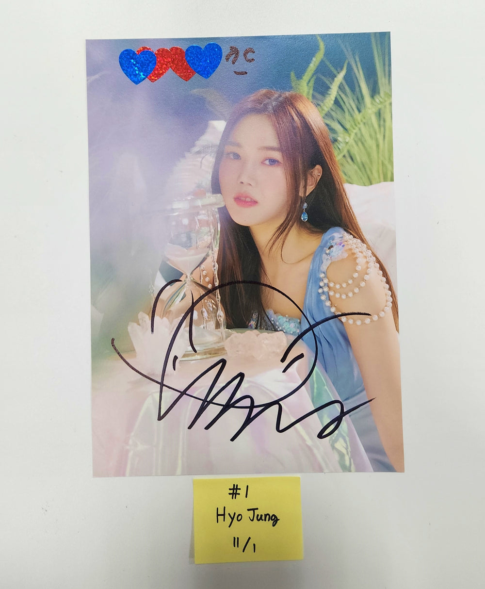 Oh My Girls "Golden Hourglass" - A Cut Page From Fansign Event Album [23.11.01] - HALLYUSUPERSTORE