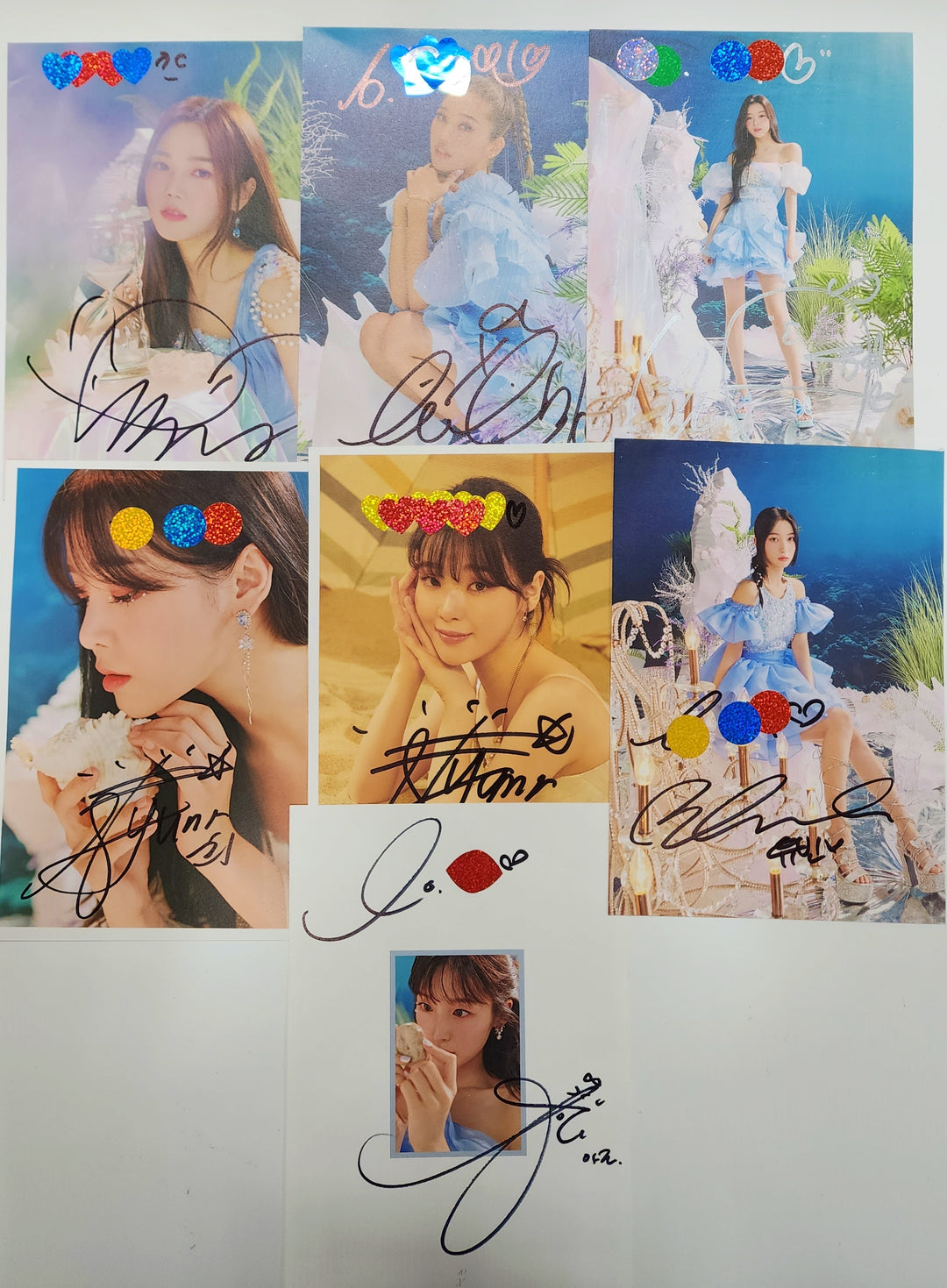 Oh My Girls "Golden Hourglass" - A Cut Page From Fansign Event Album [23.11.01] - HALLYUSUPERSTORE