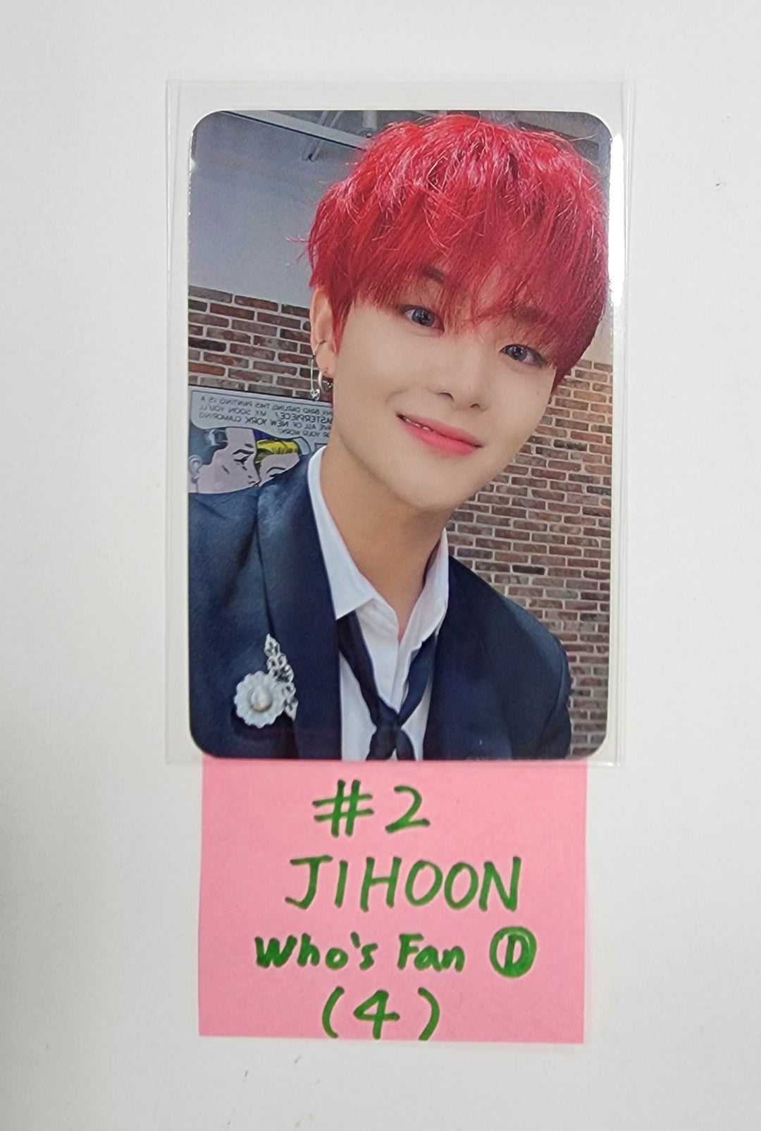 TREASURE "REBOOT" - WhosFan Pop-Up Store Drink &amp; Dessert Event Photocard [23.11.02] - HALLYUSUPERSTORE