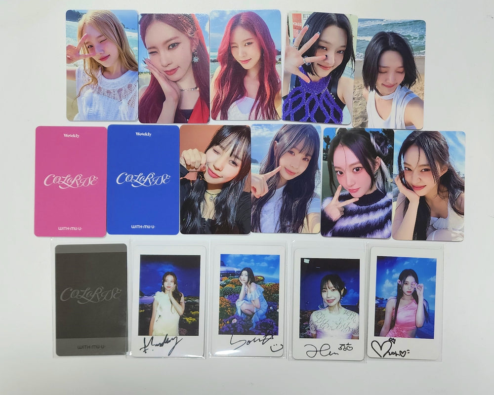 Weeekly 5th Mini "ColoRise" - Withmuu Lucky Draw Event Photocard & Polaroid Type Photocard [23.11.02] - HALLYUSUPERSTORE