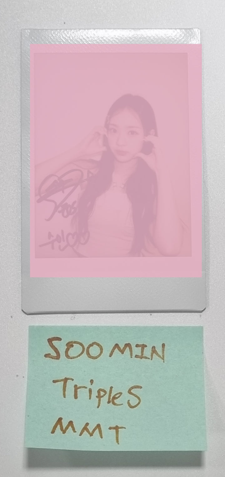 Soomin (Of TripleS) "EVOLution : Mujuk" - Hand Autographed(Signed) Polaroid [23.11.03] - HALLYUSUPERSTORE
