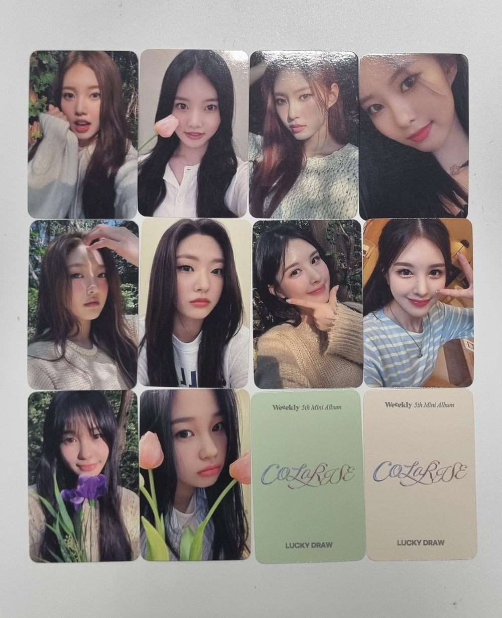 Weeekly "ColoRise" 5th Mini  - Apple Music Lucky Draw Event Photocard [23.11.03] - HALLYUSUPERSTORE
