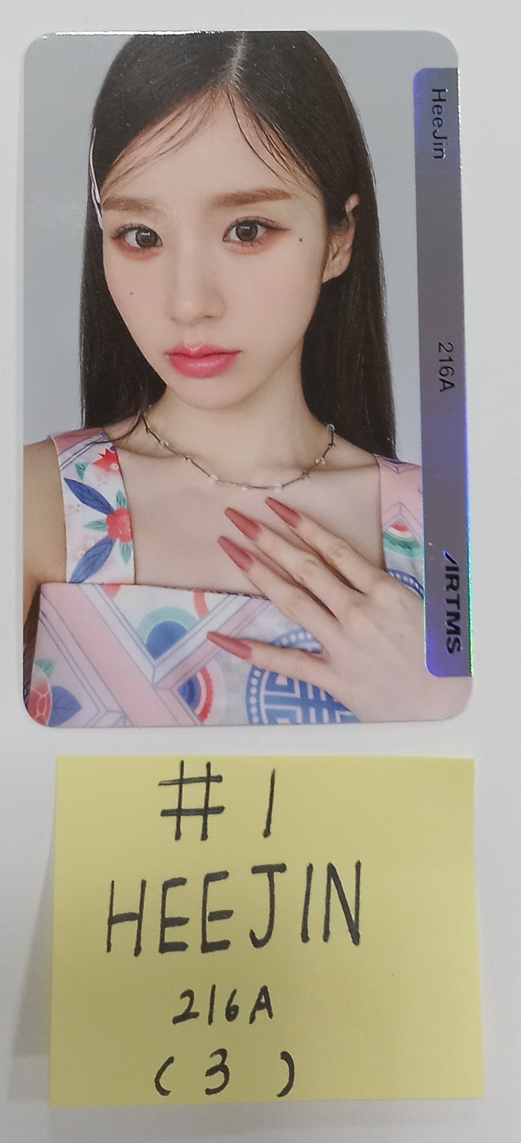 HeeJin "K" Album OBJEKT A01 - Official Photocard, Book Mark, Visual Card Set (3EA) [23.11.03] - HALLYUSUPERSTORE