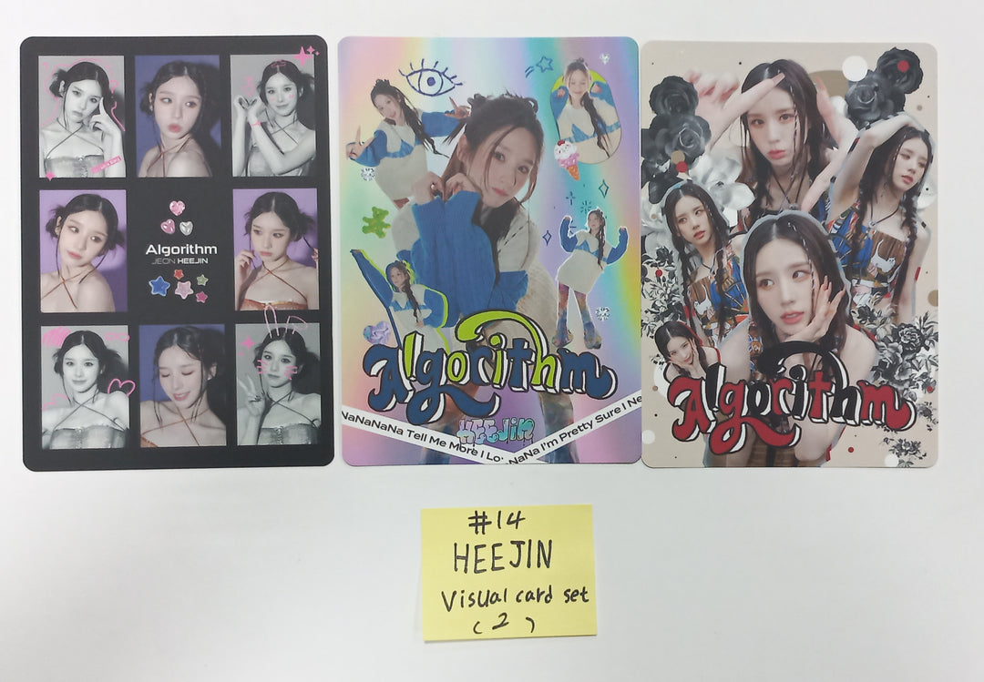 HeeJin "K" Album OBJEKT A01 - Official Photocard, Book Mark, Visual Card Set (3EA) [23.11.03] - HALLYUSUPERSTORE