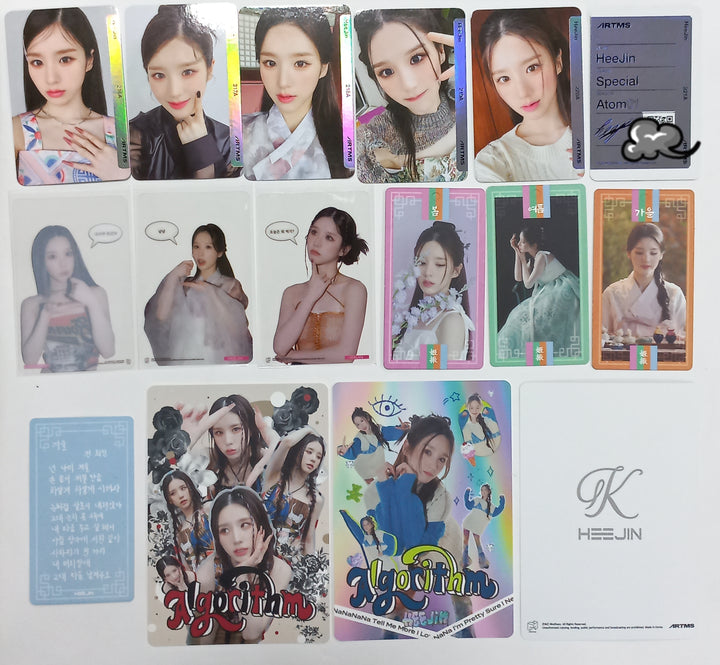 HeeJin "K" Album OBJEKT A01 - Official Photocard, Book Mark, Visual Card Set (3EA) [23.11.03] - HALLYUSUPERSTORE