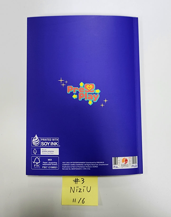 NiziU Korea 1st Single "Press Play" - Hand Autographed(Signed) Promo Album [23.11.06] - HALLYUSUPERSTORE