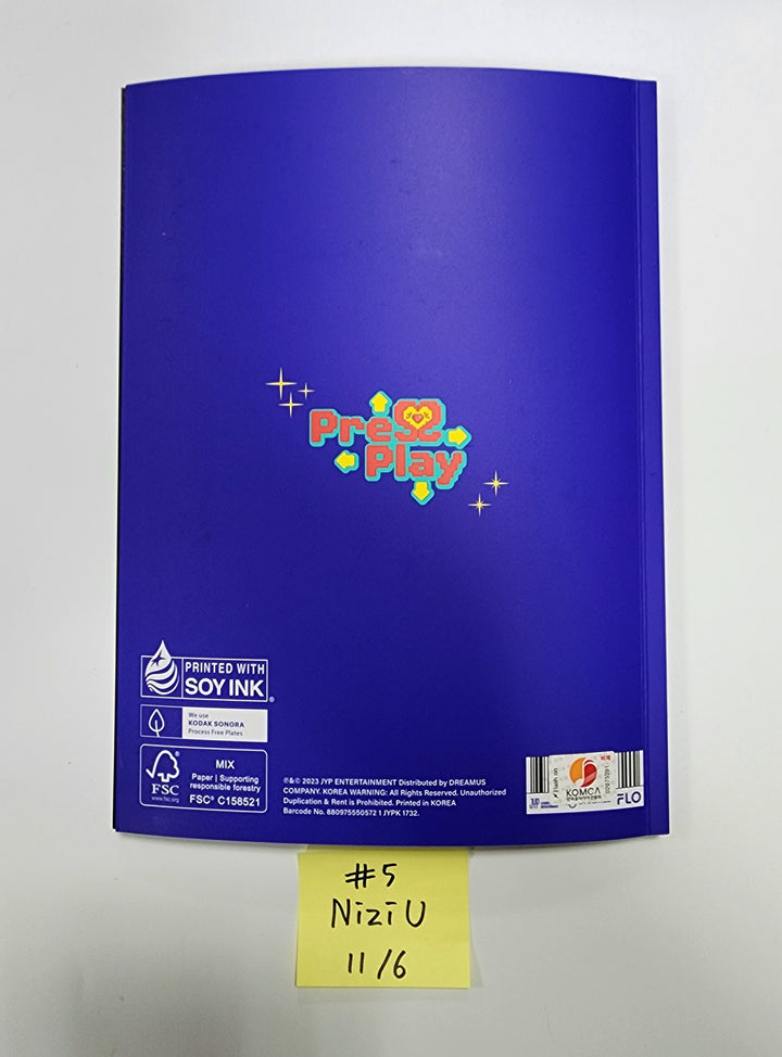NiziU Korea 1st Single "Press Play" - Hand Autographed(Signed) Promo Album [23.11.06] - HALLYUSUPERSTORE
