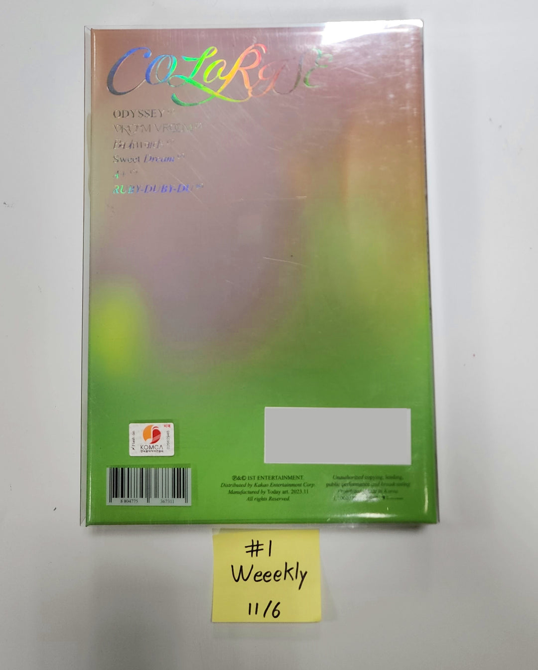 Weeekly 5th Mini "ColoRise" - Hand Autographed(Signed) Promo Album [23.11.06] - HALLYUSUPERSTORE