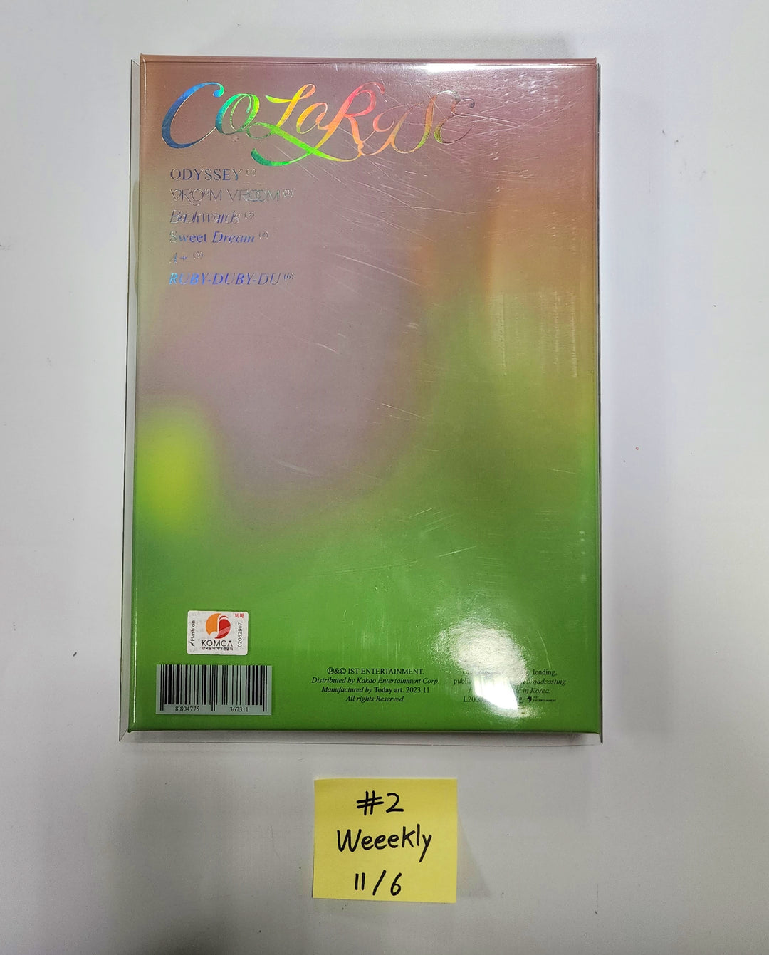 Weeekly 5th Mini "ColoRise" - Hand Autographed(Signed) Promo Album [23.11.06] - HALLYUSUPERSTORE