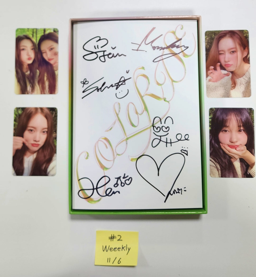 Weeekly 5th Mini "ColoRise" - Hand Autographed(Signed) Promo Album [23.11.06] - HALLYUSUPERSTORE