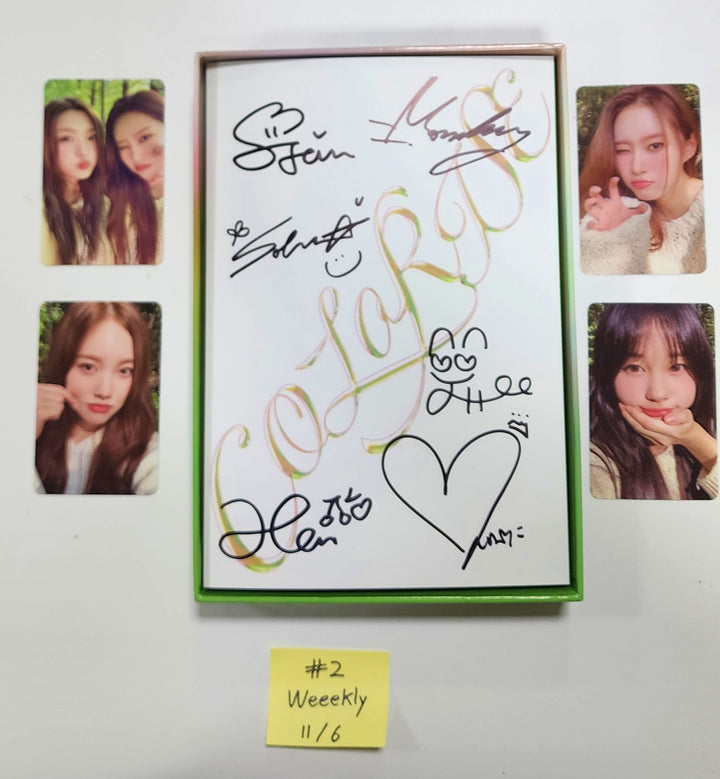 Weeekly 5th Mini "ColoRise" - Hand Autographed(Signed) Promo Album [23.11.06] - HALLYUSUPERSTORE