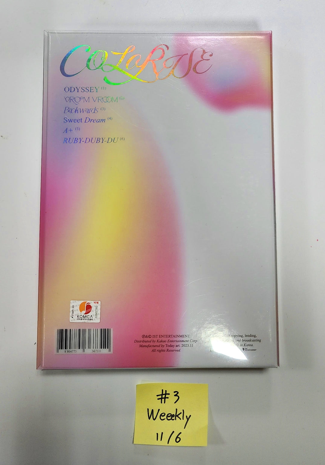 Weeekly 5th Mini "ColoRise" - Hand Autographed(Signed) Promo Album [23.11.06] - HALLYUSUPERSTORE