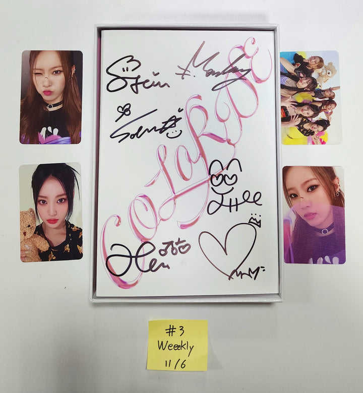 Weeekly 5th Mini "ColoRise" - Hand Autographed(Signed) Promo Album [23.11.06] - HALLYUSUPERSTORE