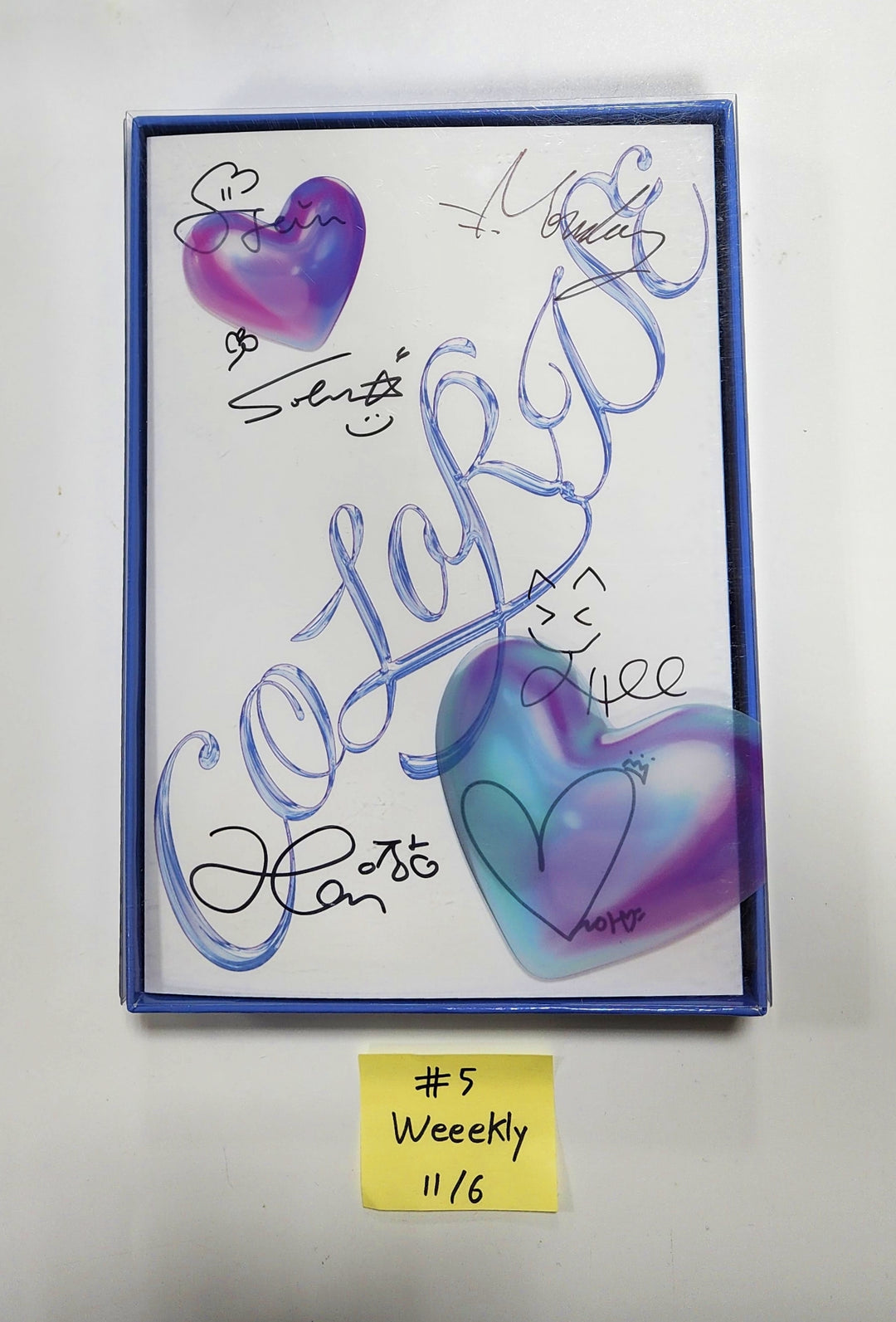 Weeekly 5th Mini "ColoRise" - Hand Autographed(Signed) Promo Album [23.11.06] - HALLYUSUPERSTORE
