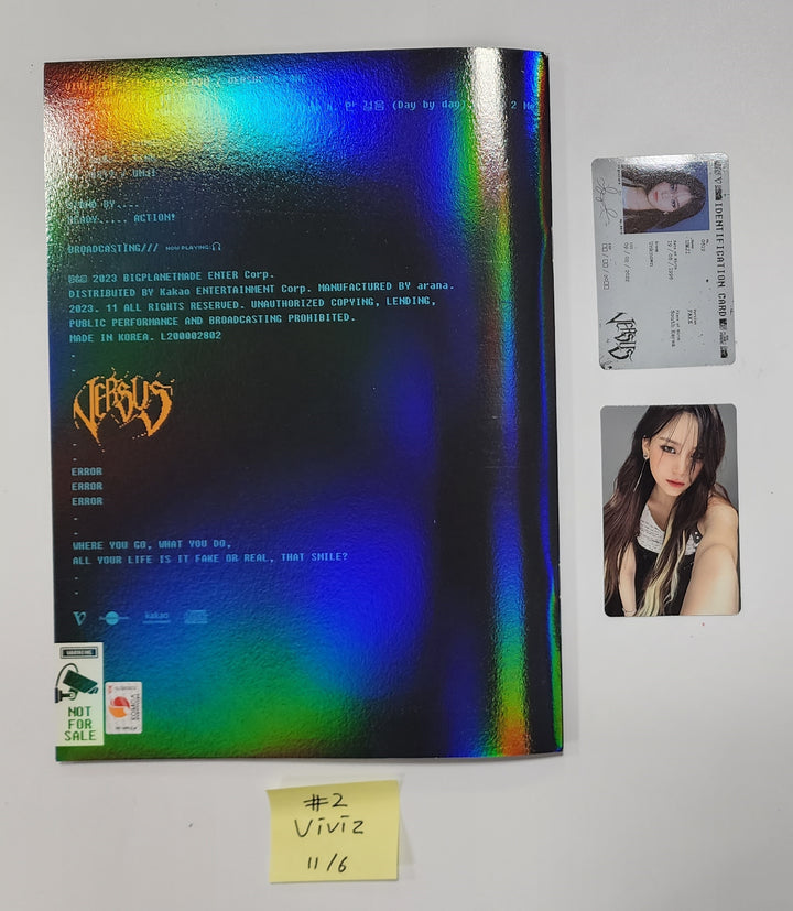 Viviz 4th Mini "VERSUS" - Hand Autographed(Signed) Promo Album [23.11.06] - HALLYUSUPERSTORE