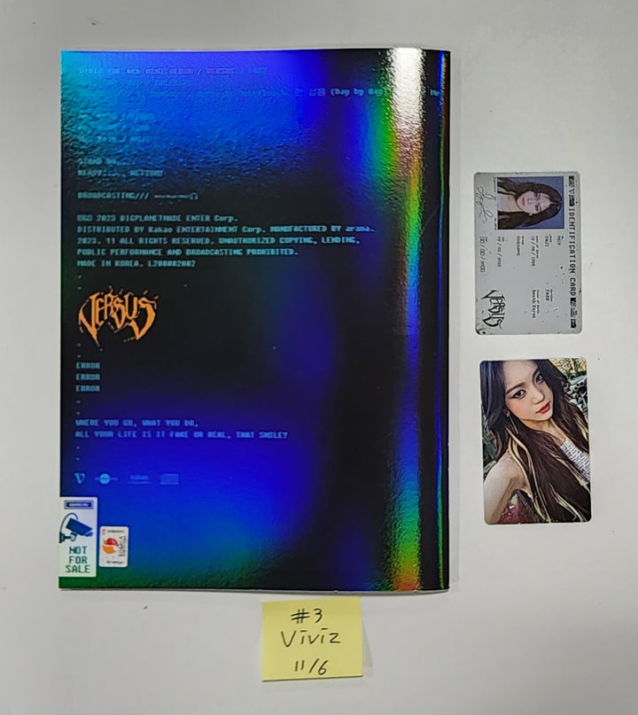 Viviz 4th Mini "VERSUS" - Hand Autographed(Signed) Promo Album [23.11.06] - HALLYUSUPERSTORE