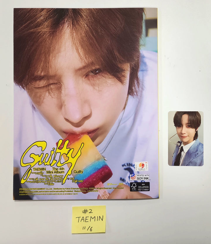 Taemin (of SHINee) 4th Mini "Guilty" - Hand Autographed(Signed) Promo Album [23.11.06] - HALLYUSUPERSTORE